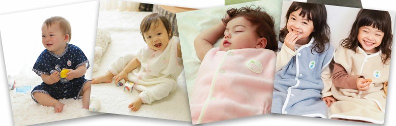 スリーパーも季節に合わせた素材がある