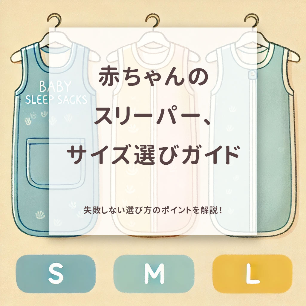 赤ちゃんのスリーパー、サイズ選びガイド！失敗しない選び方のポイントを解説