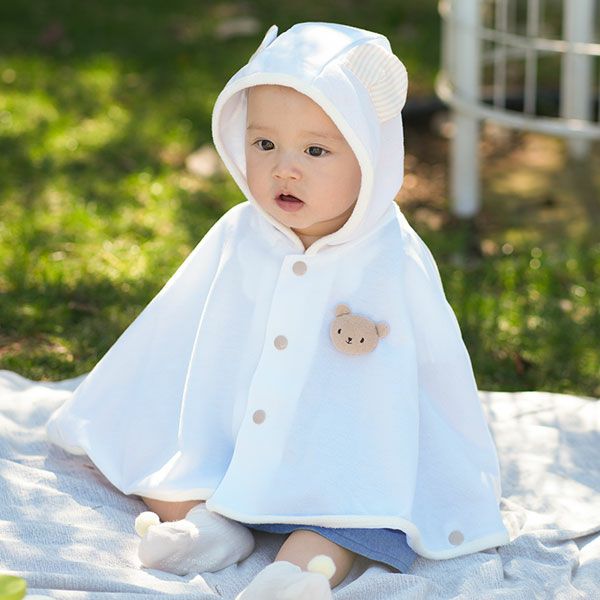 BabyGooseのUVカットしろくまさんマント