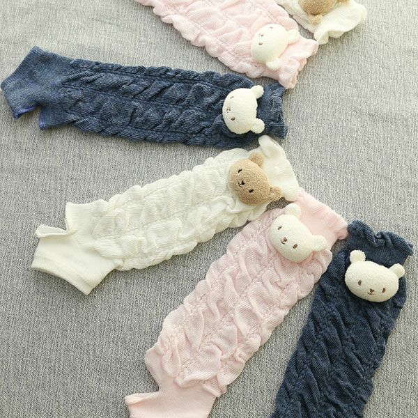 くまさんのくしゅくしゅニーハイトレンカ | 白金台のベビー服