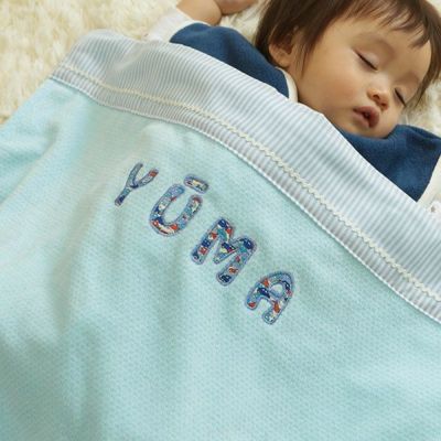 ベビーブランケット　3点セット ラッピング済み】【BABY】ベア3重ガーゼブランケット&ピローSET